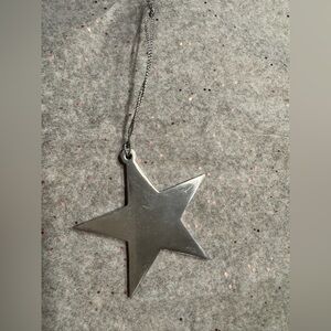 Silver Star Ornament